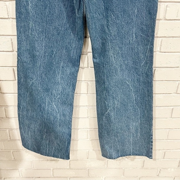 Zara Women’s Ripped Wide Leg Jeans - Picture 7 of 8